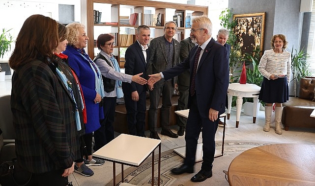 Başkan Erdem’e teşekkür ziyareti