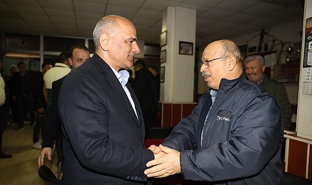 Yeniyalı’da Başkan Söğüt’e büyük ilgi