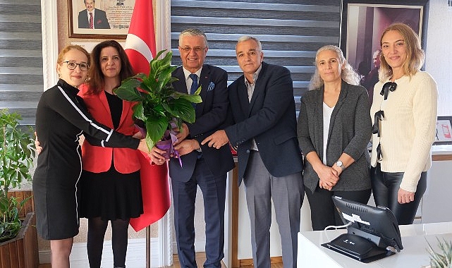 Okul aile birliğinden Başkan Topaloğlu’na ziyaret