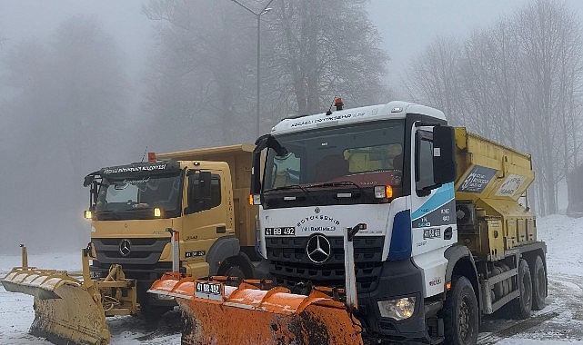 Büyükşehir yoğun kar yağışına karşı teyakkuzda