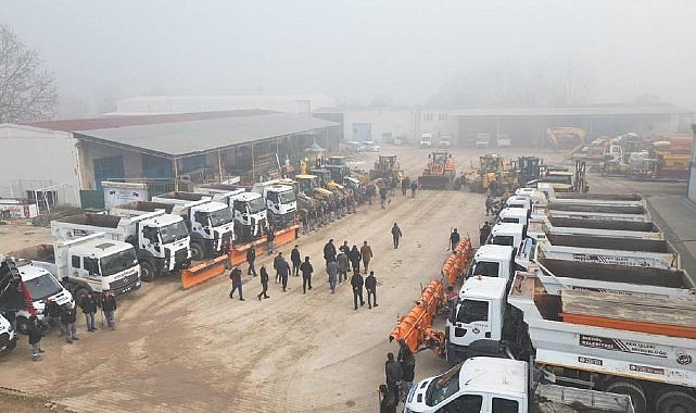 İnegöl Belediyesi Kar Yağışına Hazır