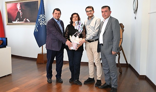 Başkan çerçioğlu’na köşk tariş zeytinyağı kooperatifi ve gökkiriş mahalle muhtarı’ndan ziyaret