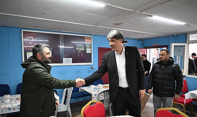 Başkan Kocaman ağasar derneğini ziyaret etti