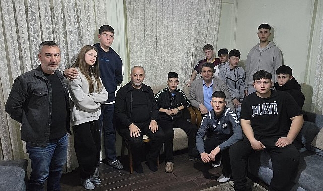 Başkan Kocaman Efe Kartal Öztay’ı ziyaret etti