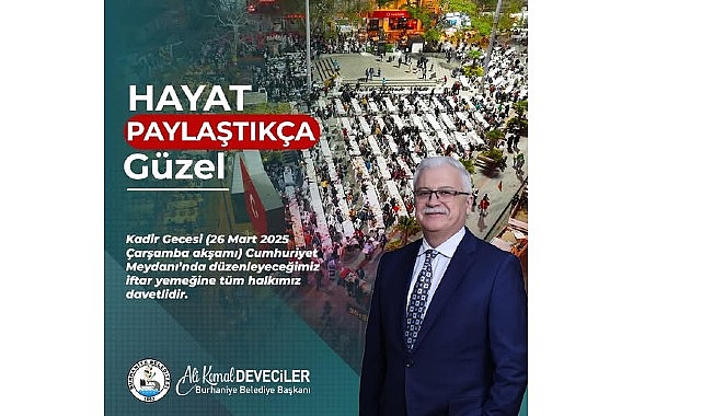 Burhaniyeliler bu akşam iftarda buluşacak