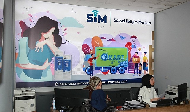 Büyükşehir Belediyesi, 8 farklı ilçede yer alan Sosyal İletişim Merkezleri (SİM) ile vatandaşın yanında olmaya devam ediyor