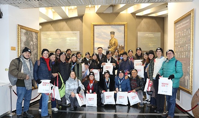 Manisa Büyükşehir Belediyesi, İzmirli Turist Rehberlerini Ağırladı