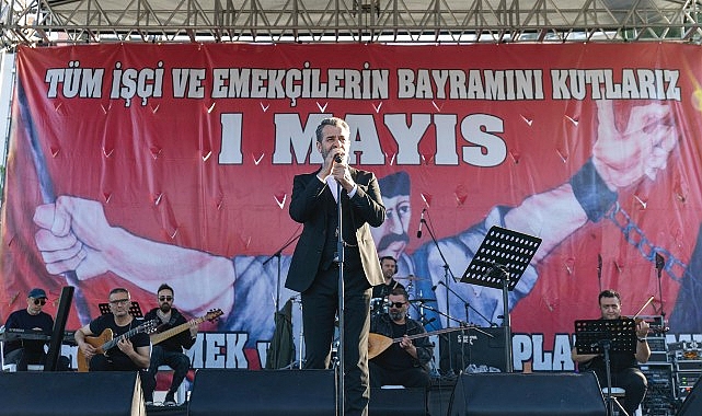 Başkan Abdullah Özyiğit, 1 Mayıs’ta emekçilerle yürüdü