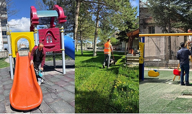 Park ve Bahçeler Müdürlüğü’nden Yoğun Bahar Mesaisi